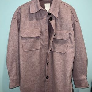 Oversized Muave Jacket